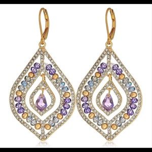 lonna & lilly
Pavé & Stone Beaded Chandelier Earrings